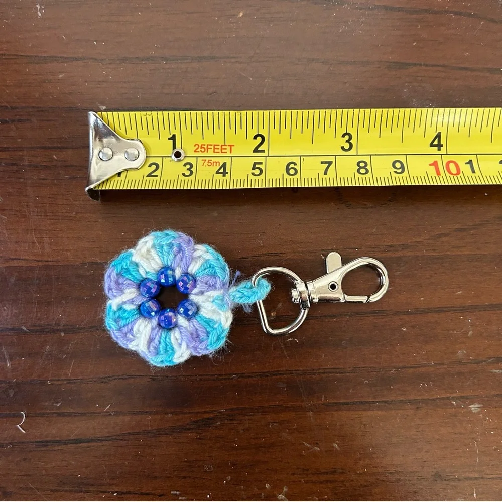 4/$15 One crochet bead carabiner